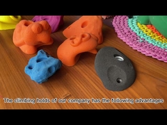 Playhouse Climbing Rock ถือเรซินเสริมแรง PU Childrens Climbing Holds